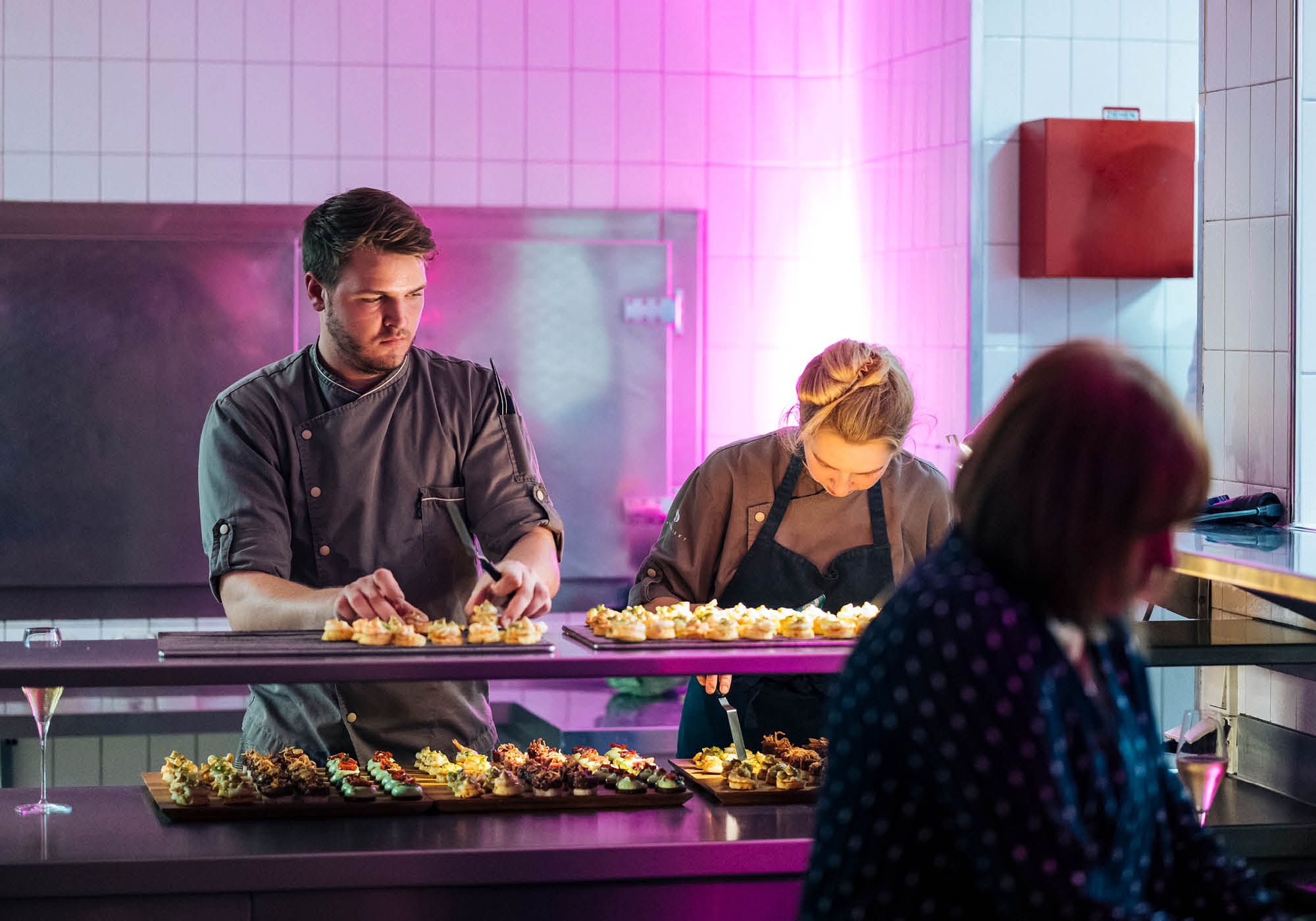 Chefs at the pass